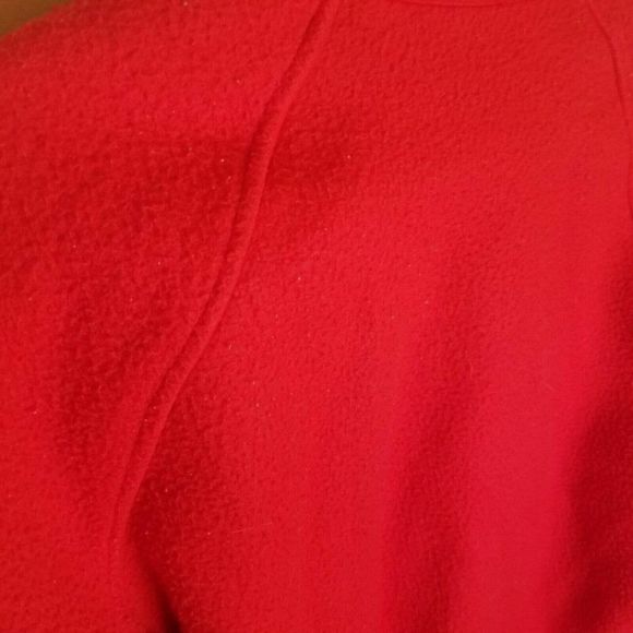 Vintage Columbia Fleece Pullover Sweatshirt Unisex Red Collar Oregon USA vintage - Picture 6 of 12